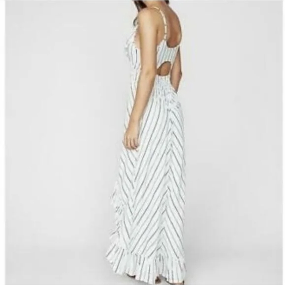 2/$12 Express | Hi-Lo stripped maxi dress - Picture 2 of 8